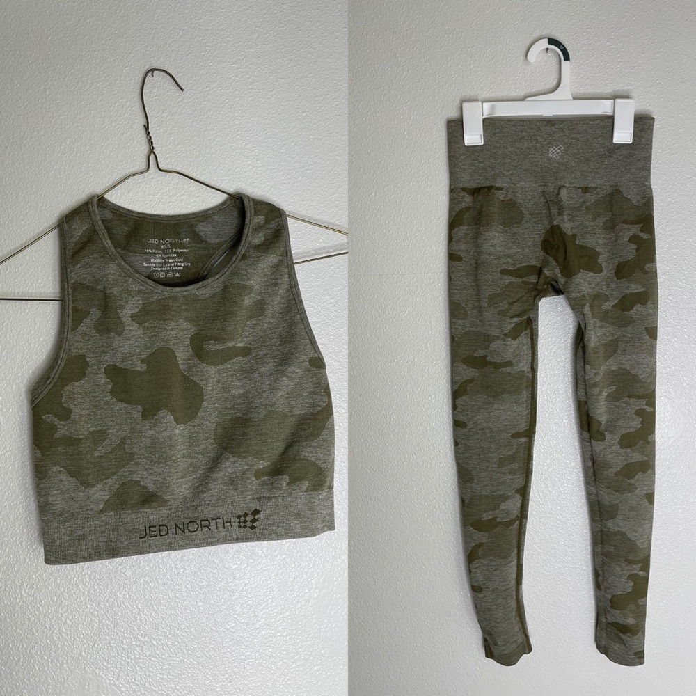JED NORTH SET green camo seamless